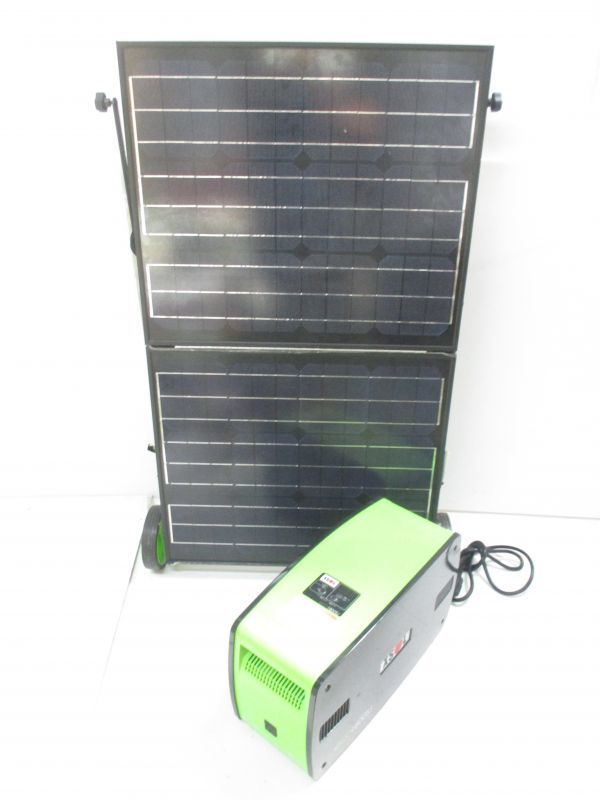 △XSOL エコトリシティ ECO1800SJ 太陽光発電機 蓄電式太陽光発電機 