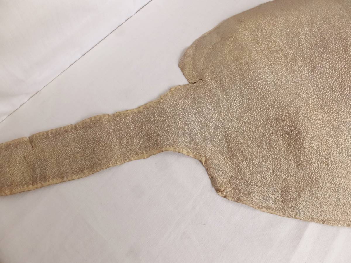 2026年最新Yahoo!オークション -日本刀 鮫皮の中古品・新品・未 時代物 クラフト 木柄 太刀 革巻き 日本刀 脇差 鮫皮 刀 武道具 柄巻 日本刀拵え 刀装「鮫皮」／ホームメイト
