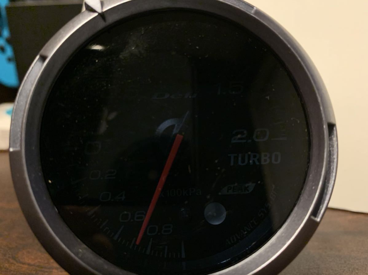 ブースト計 正規品 美品 Defi デフィ ADVANCE BF ターボ ホワイト 白_2