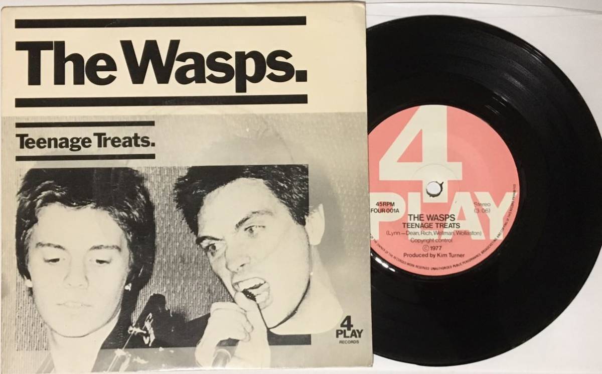 7インチシングル★THE WASPS -Teenage Treats- UKオリジナル盤 kbd パンク天国 Sex Pistols The Clash Damned Buzzcocks Generation X