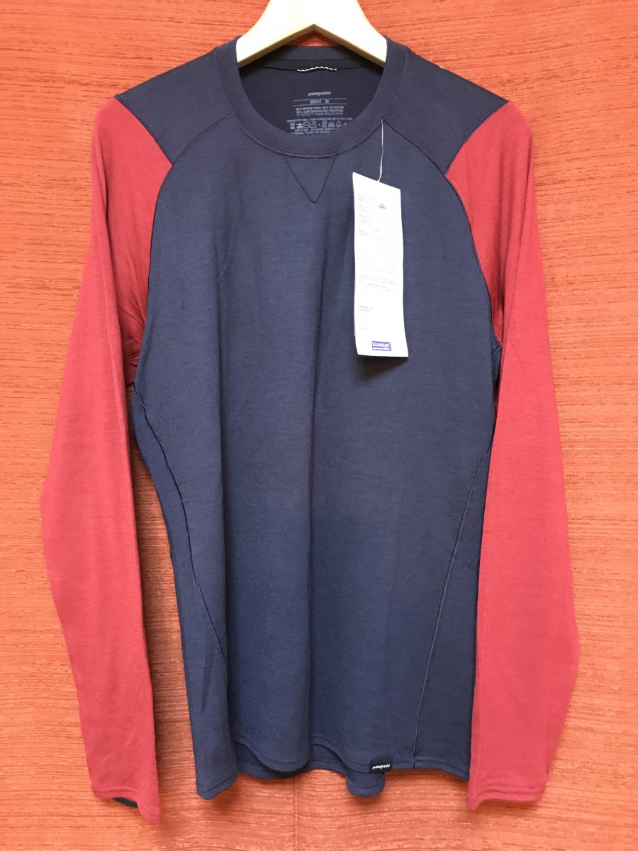 在庫一掃 新品 パタゴニア メリノウール ロングスリーブアンダーシャツ M オールシーズン ノース フェス