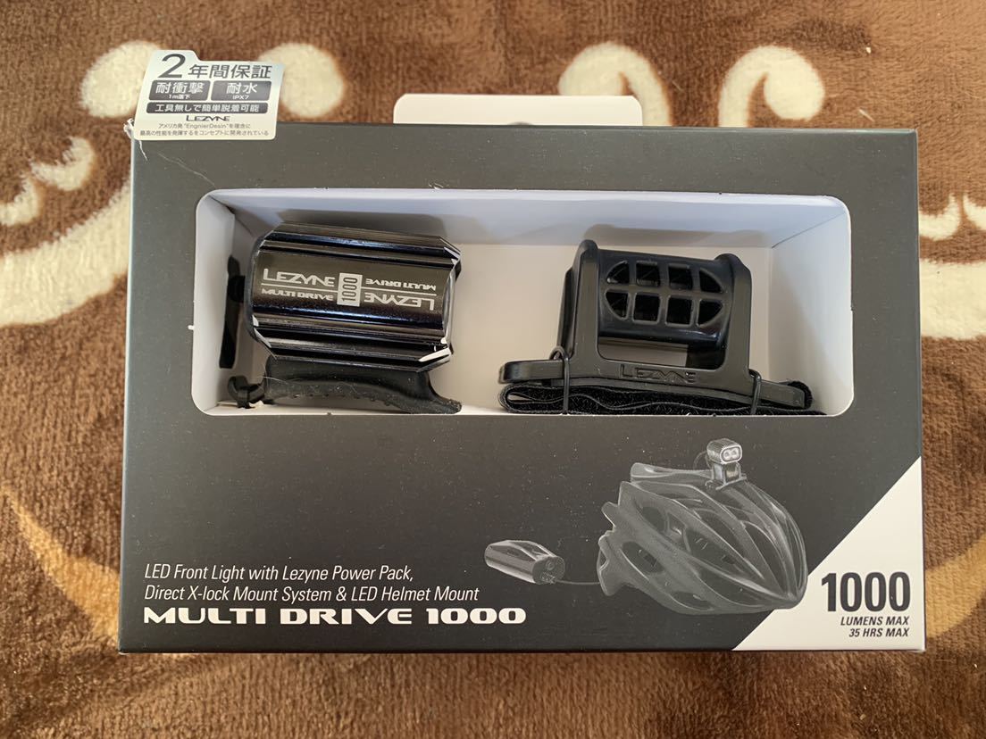 安い，高品質 MULTI DRIVE 1000 ロードバイク ライト 1000ルーメン LEZYNE 1000lm ヘルメット用(白色燈)｜売買されたオークション情報、yahooの商品情報をアーカイブ公開 - オークファン 白色燈