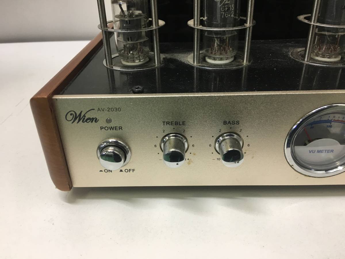 ハイブリッドアンプ Wien AV-2030 （真空管＋IC） 真空管プリメイン