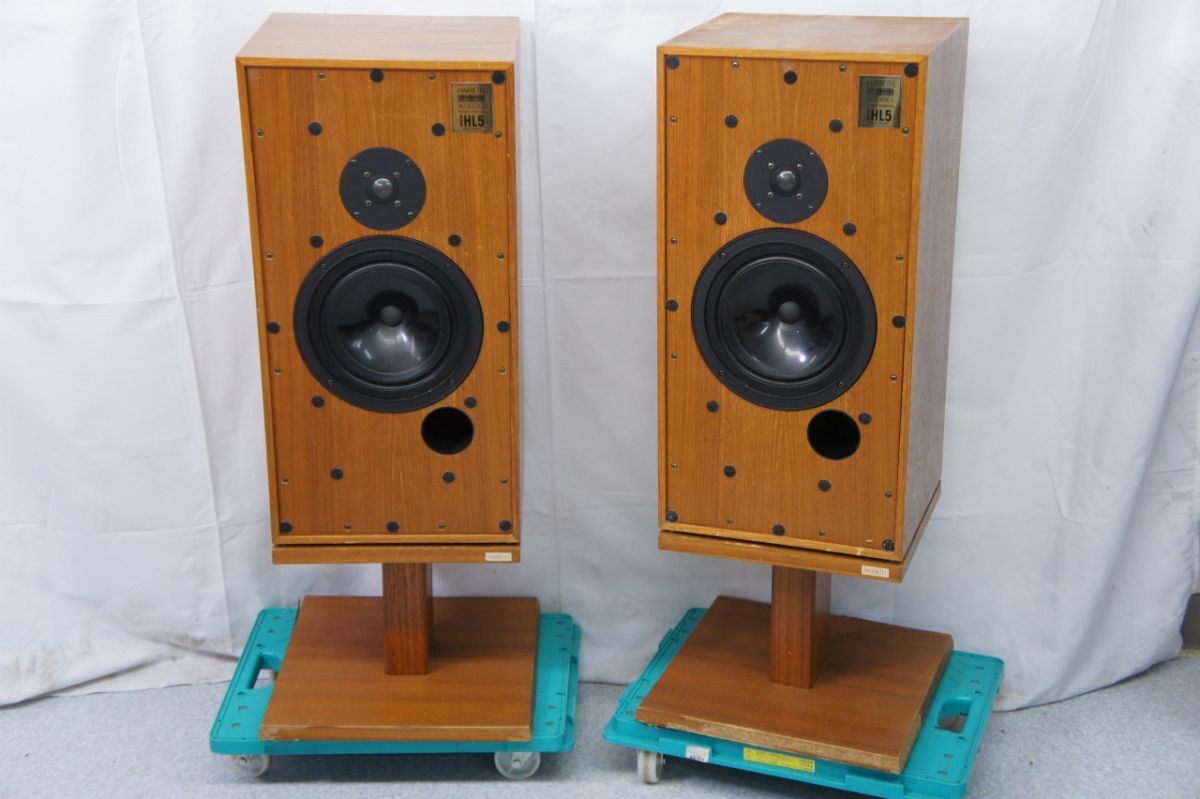 A2885121717S】HARBETH ハーベス HL5 スピーカーペア スタンド付き