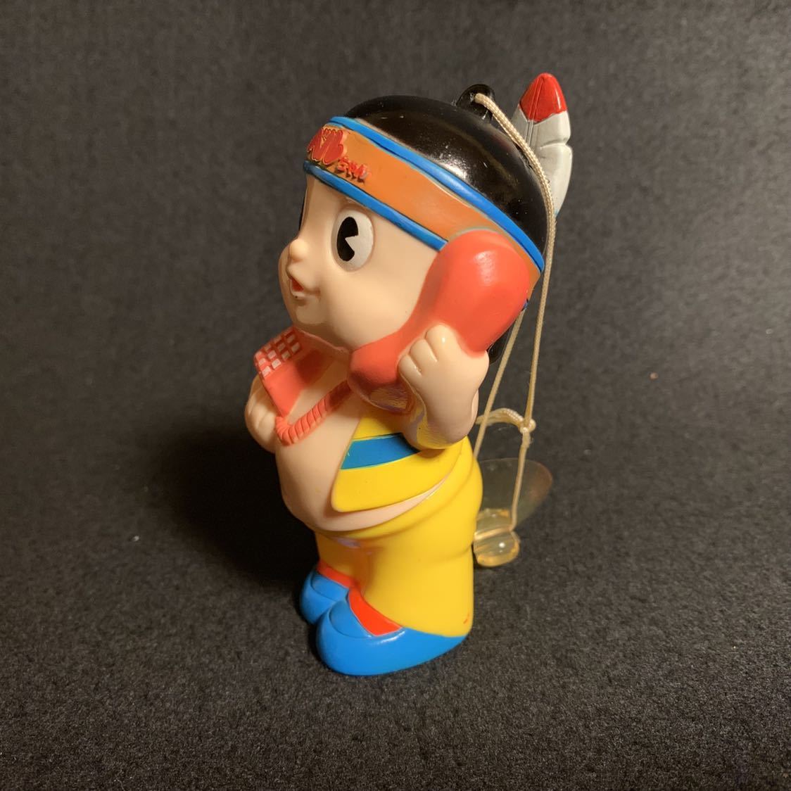 電電公社 ベルちゃん ソフビ貯金箱 高さ約11cm - ソフビ貯金箱 レトロ 貯金