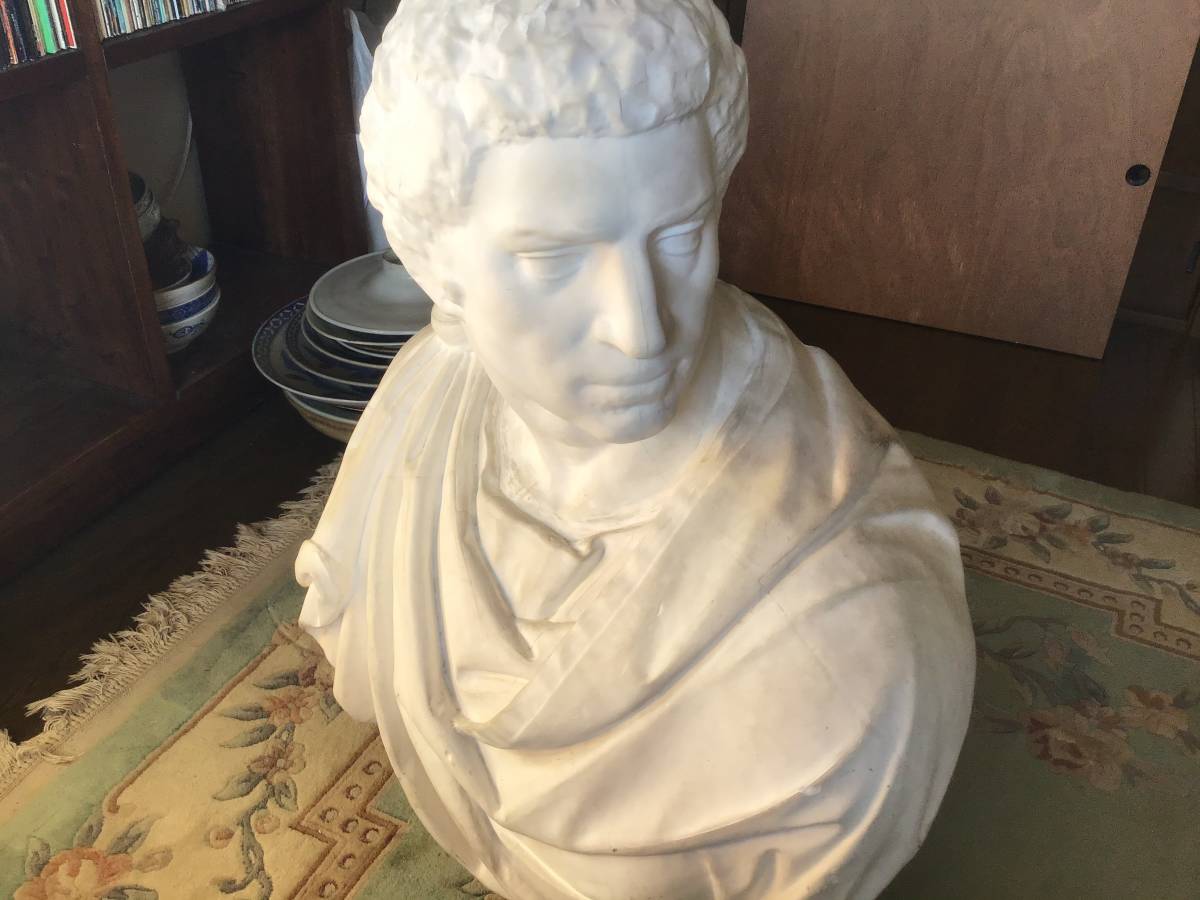 石膏像 ブルータス胸像 中古 石川古代彫刻SS