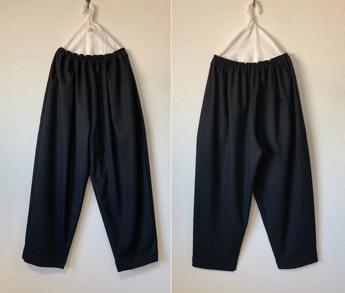 低価，安い ハンドメイド 圧縮 ウール100％ 冬のゆったり バルーンパンツ ヨウジヤマモト ヨーガンレール ジャーナル 45rpm ギャルソン 黒フリーサイズ(ボトムス)｜売買されたオークション情報、yahooの商 ボトムス