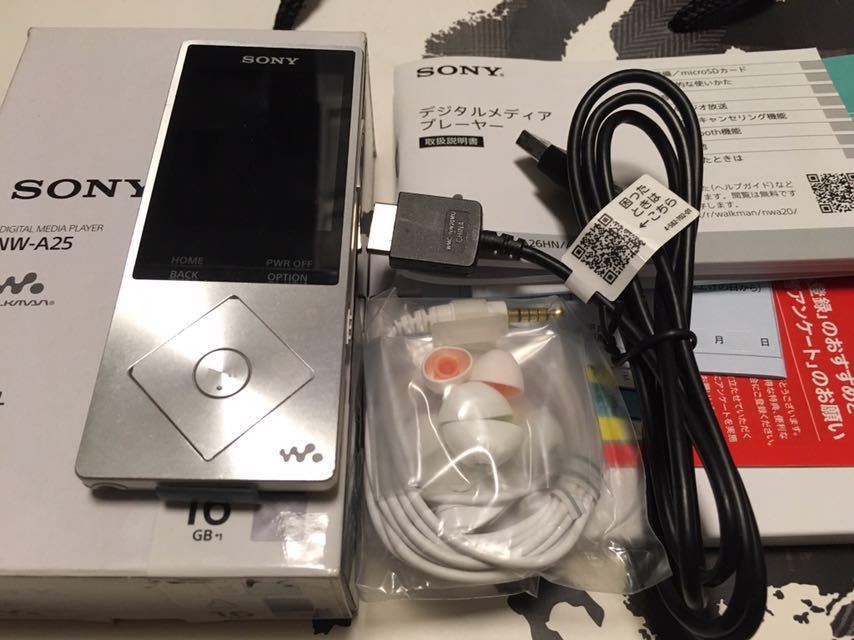 【稼動品】ソニー ウォークマン NW-A25 16GB SONY Bluetooth【イヤホン付】