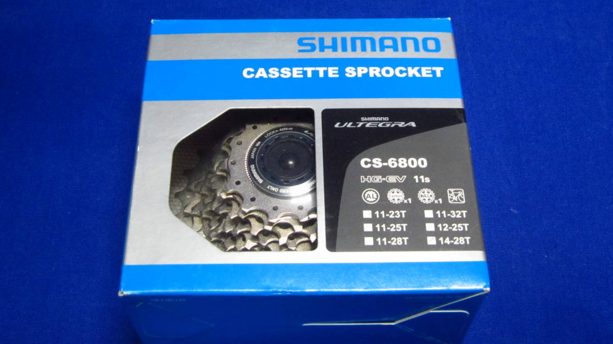 【格安，本物保証】 アルテグラ ULTEGRA 11Sカセットスプロケット CS－６８００／１４－２８T(スプロケット)｜売買されたオークション情報、yahooの商品情報をアーカイブ公開 - オークファン スプロケット