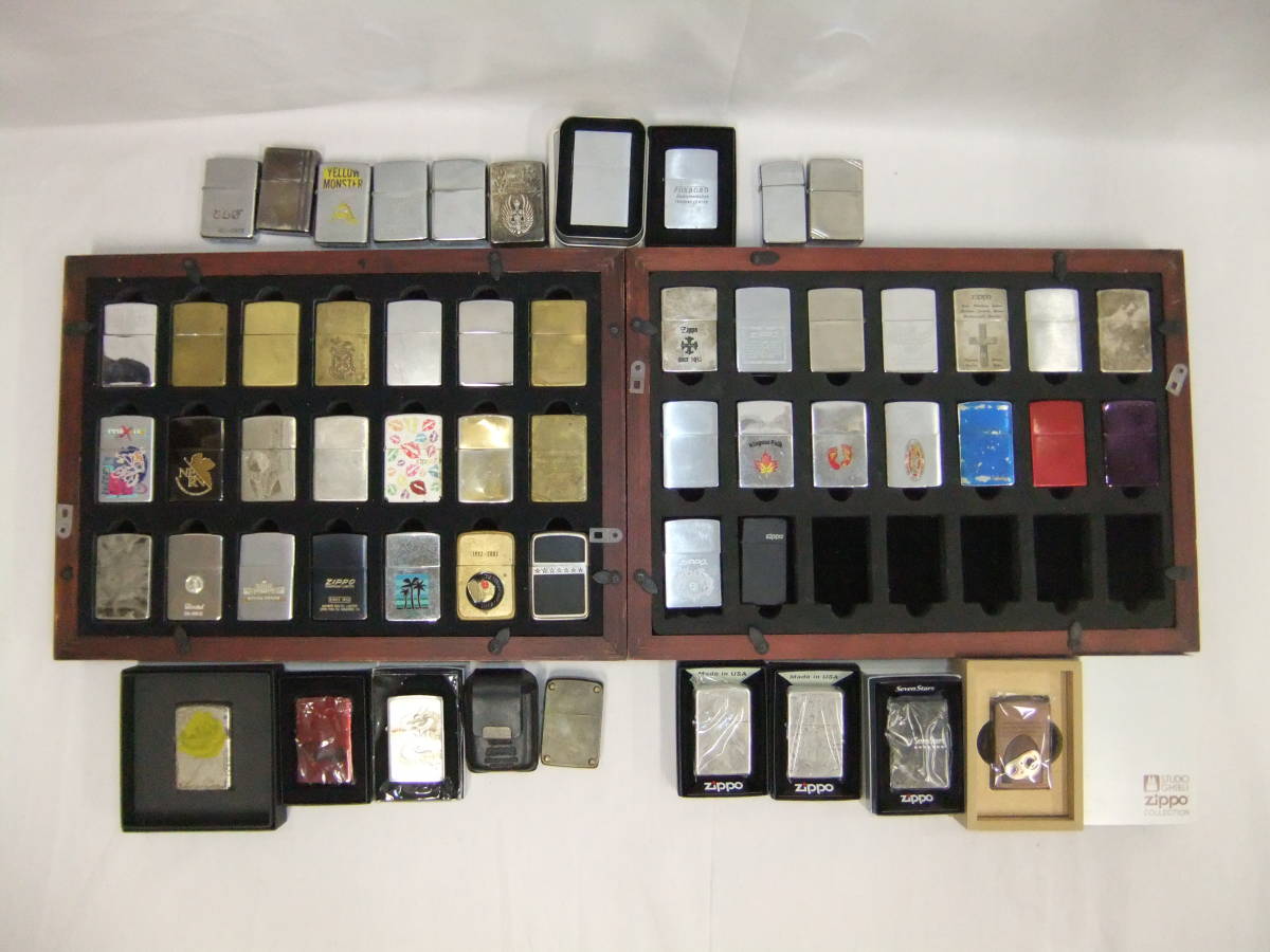 人気，本物保証 169F187i00 着火確認済み Zippo ジッポー 55個セット スターリング エヴァンゲリオン ジブリ 他(その他)｜売買されたオークション情報、yahooの商品情報をアーカイブ公開 - オークファン Zippo