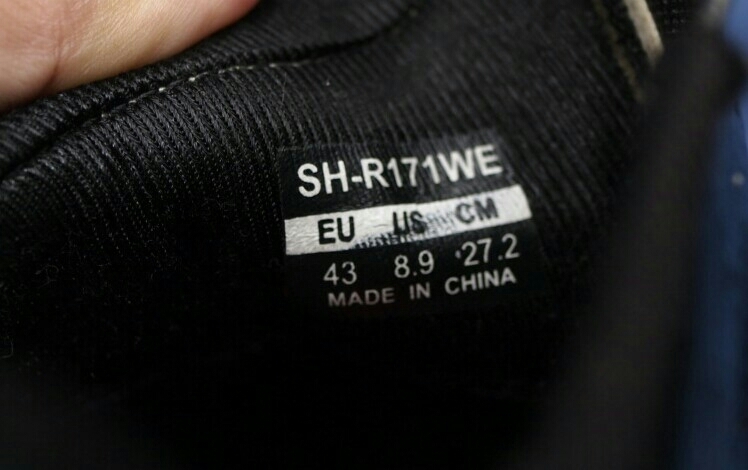 シマノ SPD-SLビンディングシューズ R171ワイド 27.2センチ 中古_4