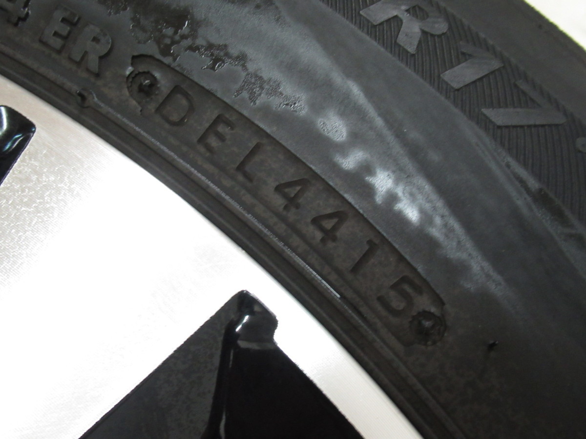 1円スタート売切り！ホンダRK5ステップワゴンスパーダ純正 6J-17 off+50 pcd114.3/5H BS ECOPIA EX20RV 215/60R17 タイヤ付き4本セット_9