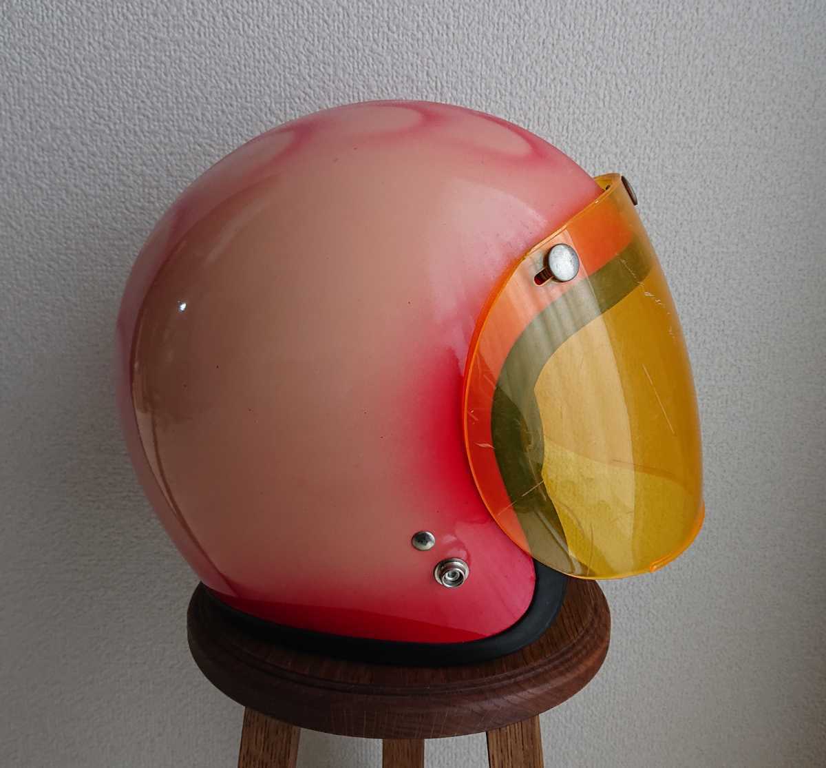 希少】 1960年代～ vintage ヘルメット シールド SHOEI ds d-3 70s 60s