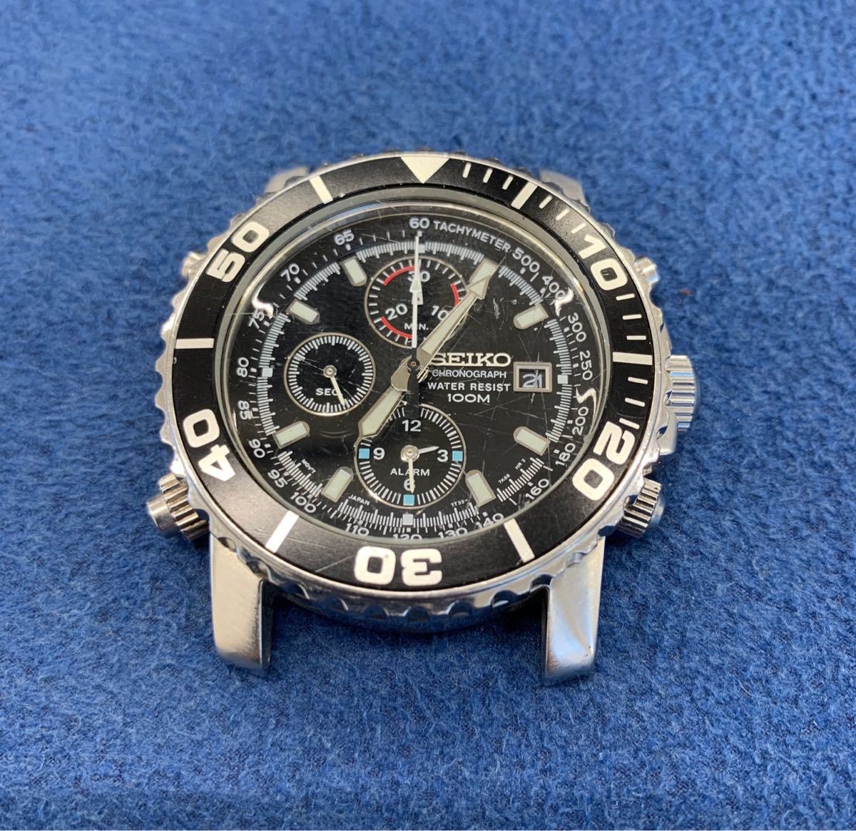 SEIKOダイバーズクロノグラフウォッチ稼働品 稼働 セイコー 腕時計