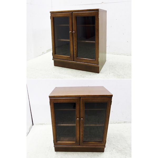 □EM156IJ/美品/karimoku/カリモク/オーク/楢材/ミニキャビネット