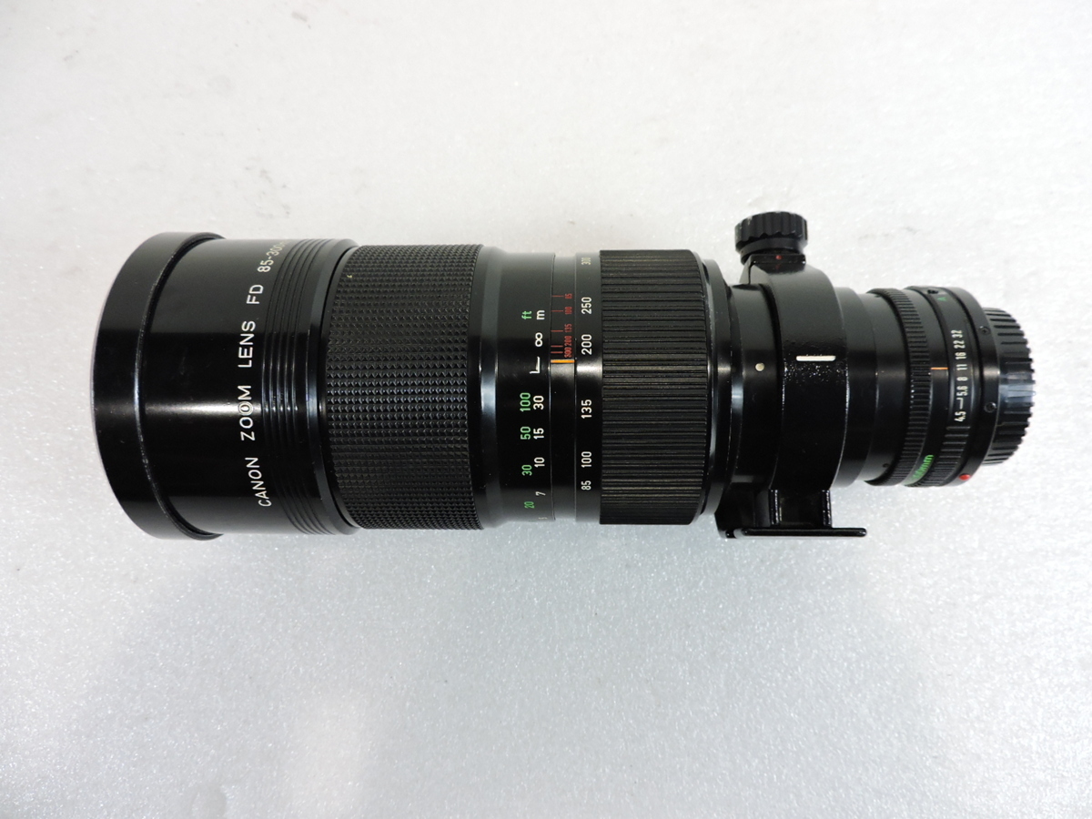 ○CANON ZOOM LENS FD 85-300mm 1:4.5 MFレンズ キヤノン 現状品 中古