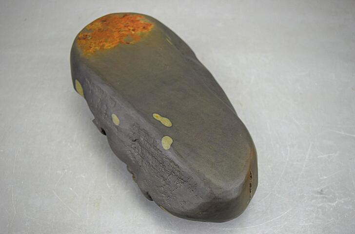 正規 取扱 店 貴重品《碩果累累硯》端硯梅花坑　古美術　文房具　手づくり彫刻　書道　書画道具　工藝品　置物　收藏品L16801110