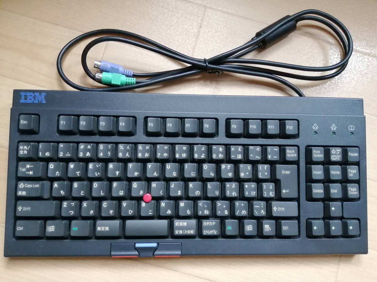 IBM Space Saver II Keyboard RT3200 日本語配列 PS/2接続 トラック