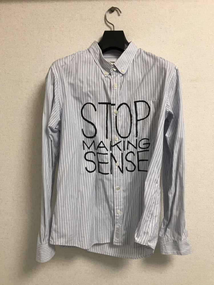 アンダーカバー ストライプシャツSTOP MAKING SENSE トーキングヘッズ scab undercover/undercoverism サイズM 2