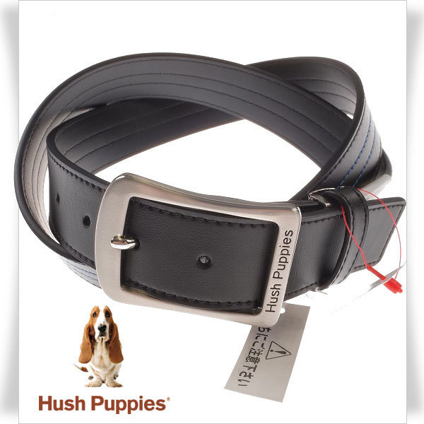 Hush Puppies ハッシュパピー 牛革レザーステッチベルト フリーサイズ 黒 正規店本物 1509 黒 売買されたオークション情報 Yahooの商品情報をアーカイブ公開 オークファン Aucfan Com