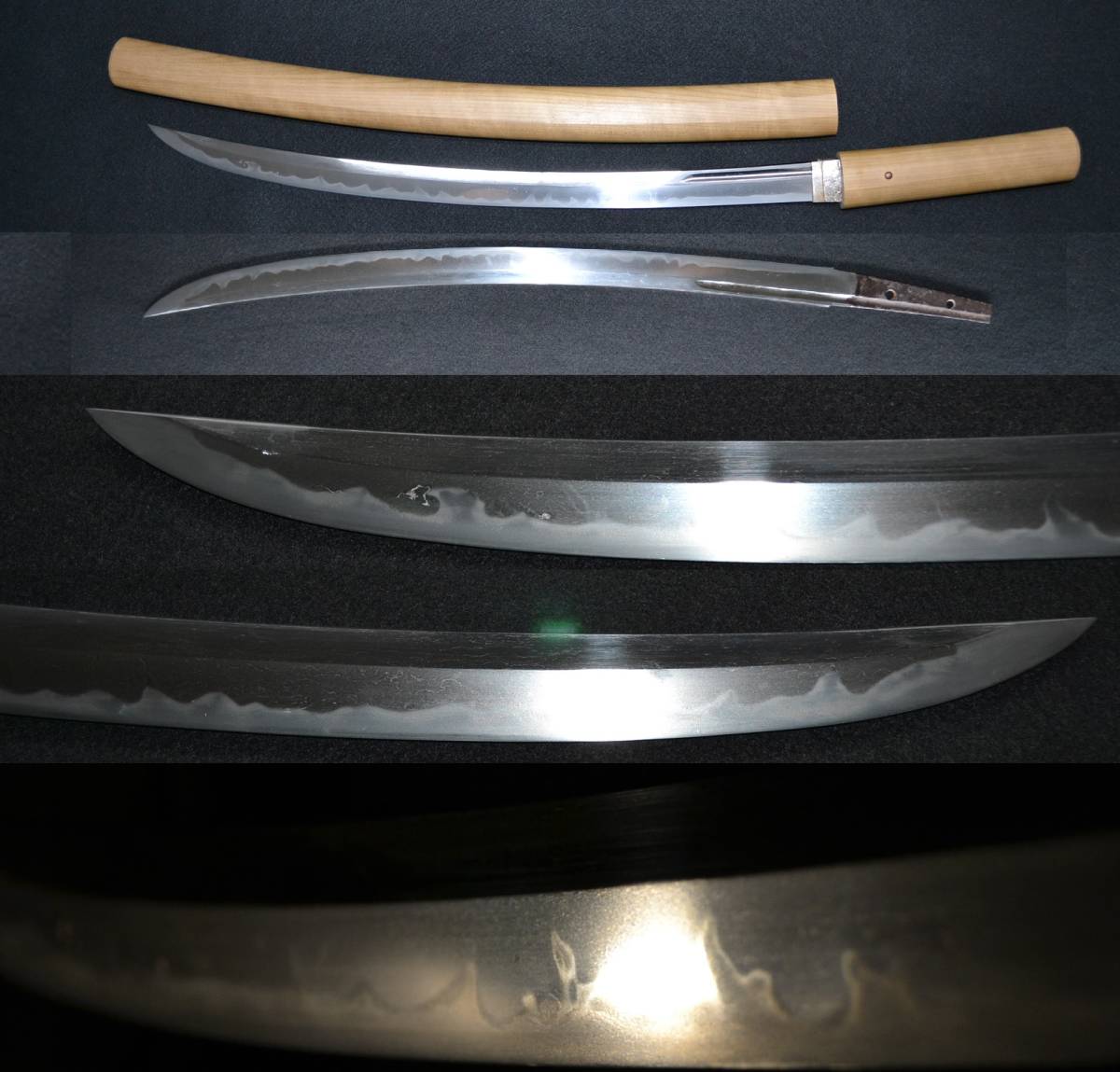 伝津田越前守助広 名刀 薙刀直し 脇差 無銘 長さ約一尺七寸 反り2 1cm 鵜首造り 樋 濤乱刃 反り深く見事な造りの御刀 脇差 短刀 売買されたオークション情報 Yahooの商品情報をアーカイブ公開 オークファン Aucfan Com