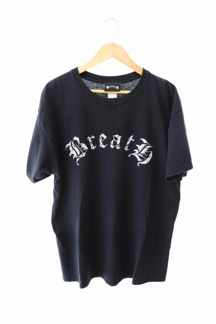 BAD HOP バッドホップ BreatH ブレス ロゴ プリント Tシャツ 半袖 L 黒