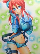 中古 自作イラスト ポケットモンスター ポケモン フウロの価格をみる モバオク落札相場 オークファン Aucfan Com