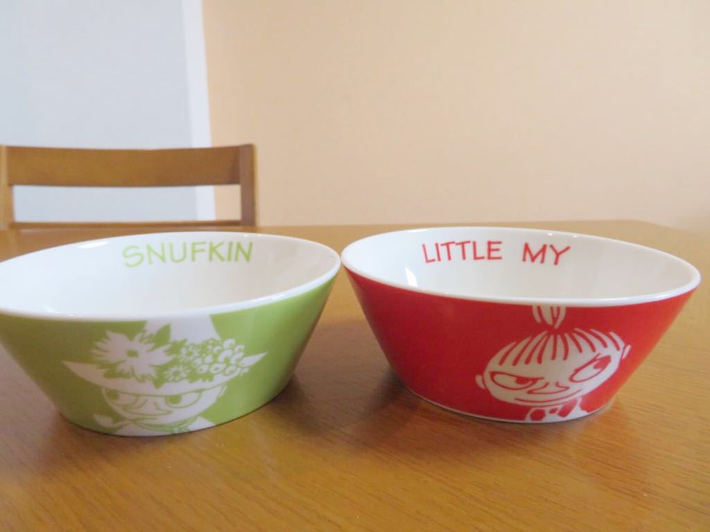 新品未使用！ムーミン サラダボウル2個セット_1