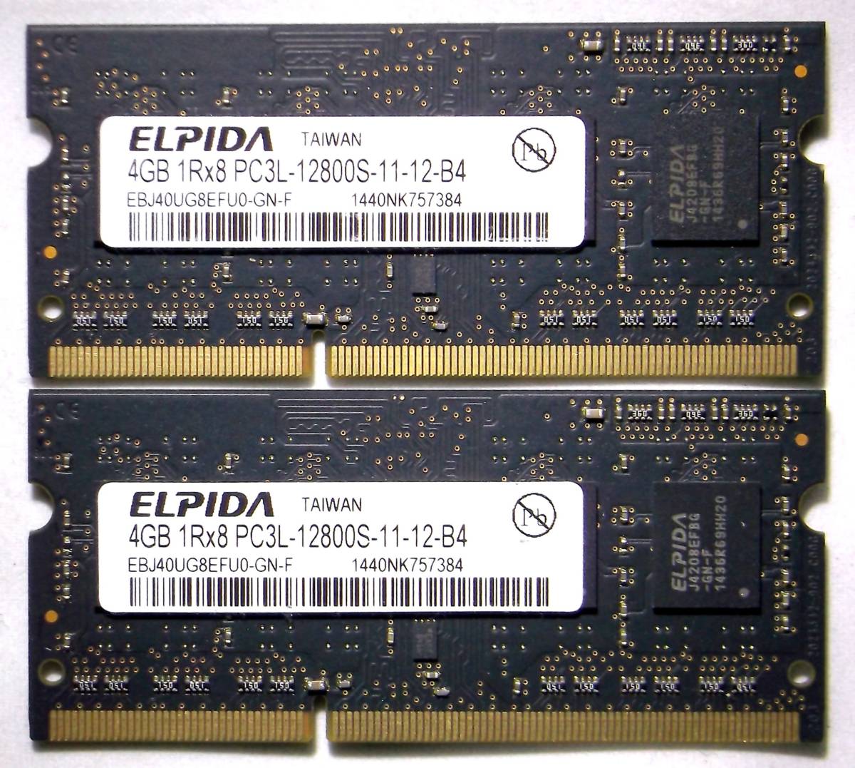 8GB DDR3L 1600MT/s Non-ECC SODIMM PC3L-12800 204-pin RAM Memory