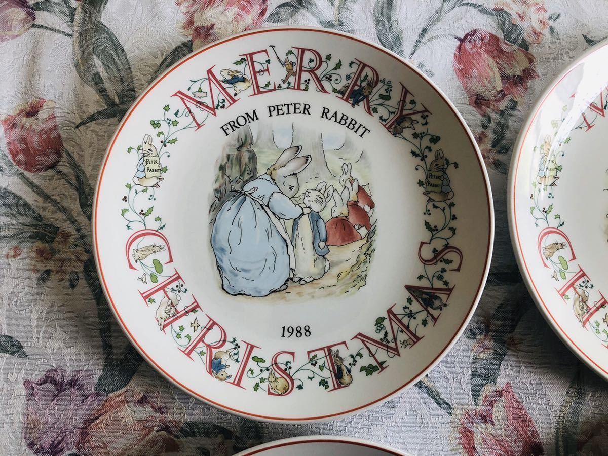 自宅保管品】WEDGWOOD(ウエッジウッド)☆イヤープレート 6枚セット