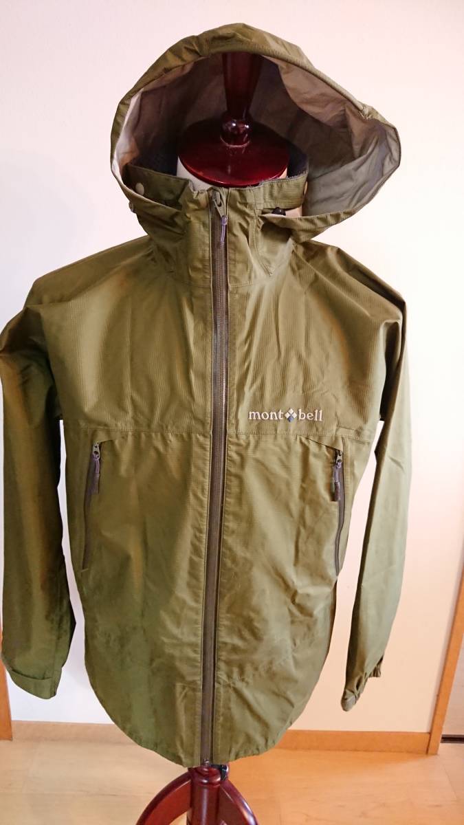  返品OK モンベル &times;ゴアテックス メンズS ＃1128262 レインダンサージャケット グリーン mont-bell&times;GORETEX(男性用)｜売買されたオークション情報、yahooの商品情報をアーカイブ公開 - オーク 男性用