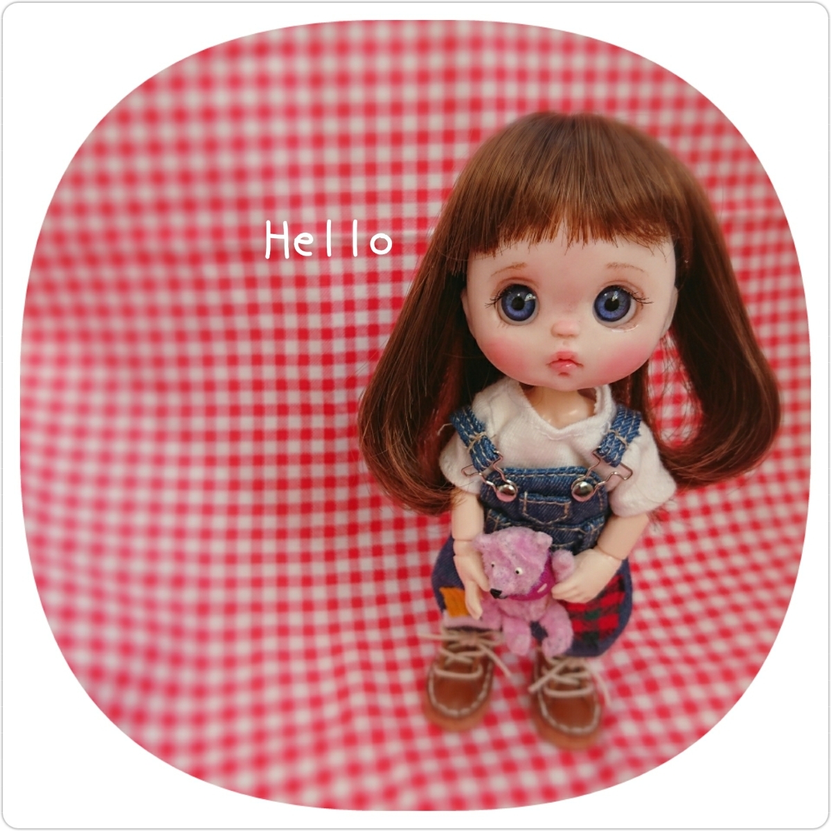 レトポップ オビツ11 自作ヘッド 創作人形_7