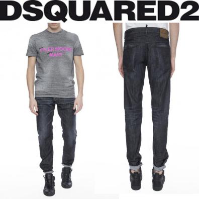 新品 6.8万【DSQUARED2/ディースクエアード】伊製 ビンテージ加工 