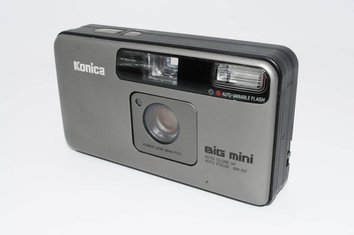 ☆実用美品☆ konica コニカ Big mini BM-201 F3.5 35mm フィルム