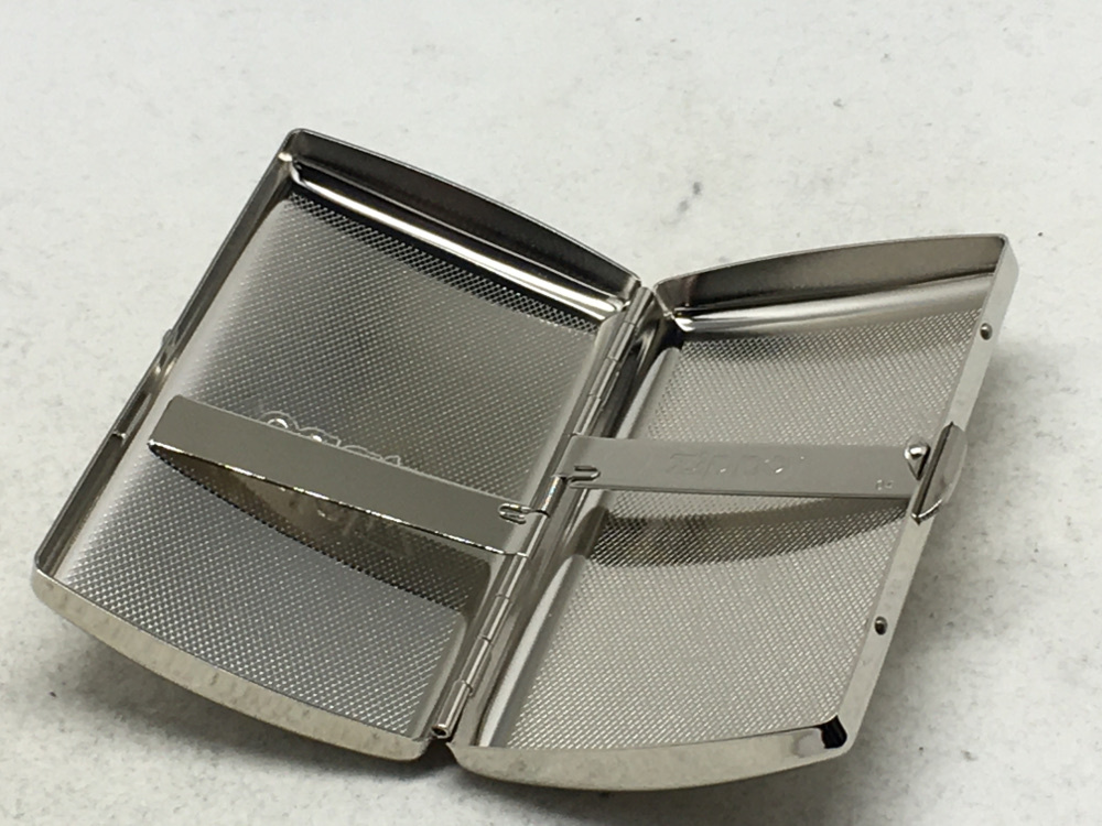 zippo シガレットケース 完売ZIPPOメタルシガレットケースZC-30
