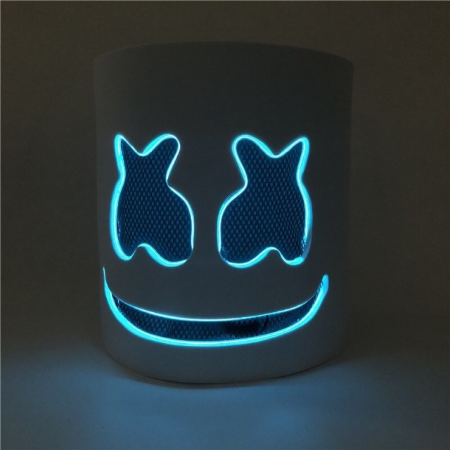dj マシュメロマスク led 付き LED マスク マシュメロ LED高 Glowing