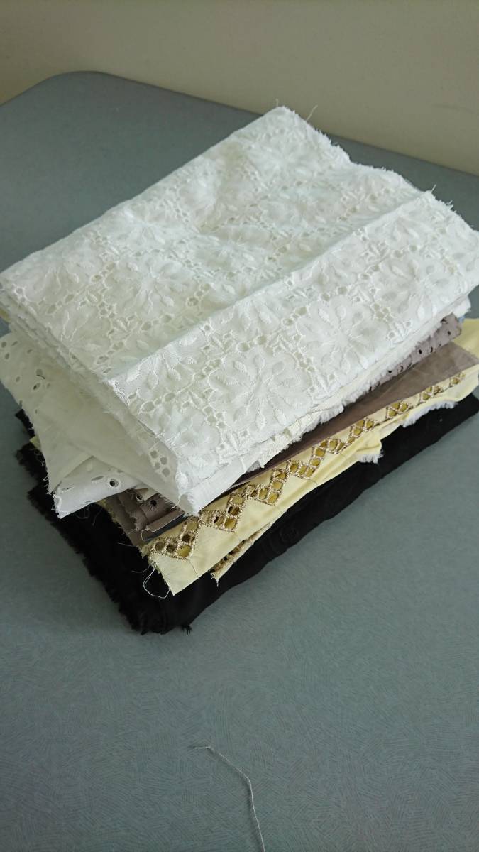 レース生地　いろいろ　ハギレ　カットクロス　福袋　布　まとめ売り_1