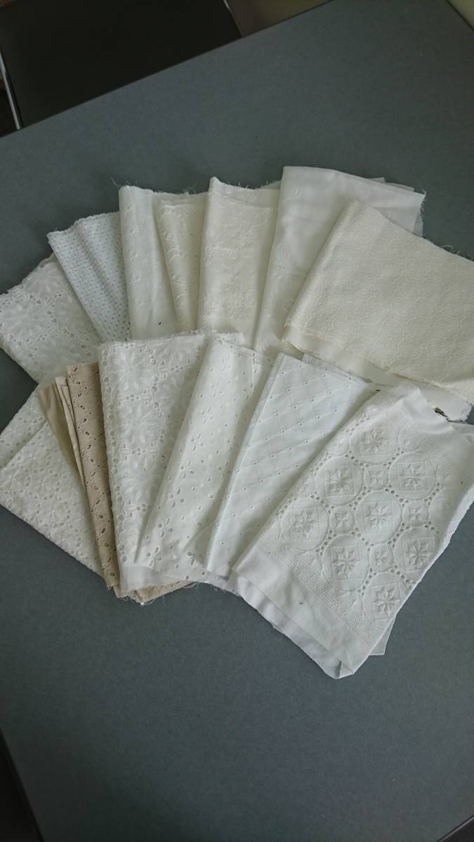 レース生地　いろいろ　ハギレ　カットクロス　福袋　布　まとめ売り_3