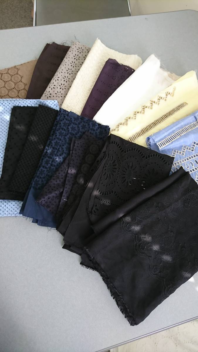レース生地　いろいろ　ハギレ　カットクロス　福袋　布　まとめ売り_4