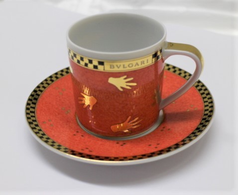 標準小売価格 ZK0093 【美品】BVLGARI ブルガリ　カップ＆ソーサー　C&S