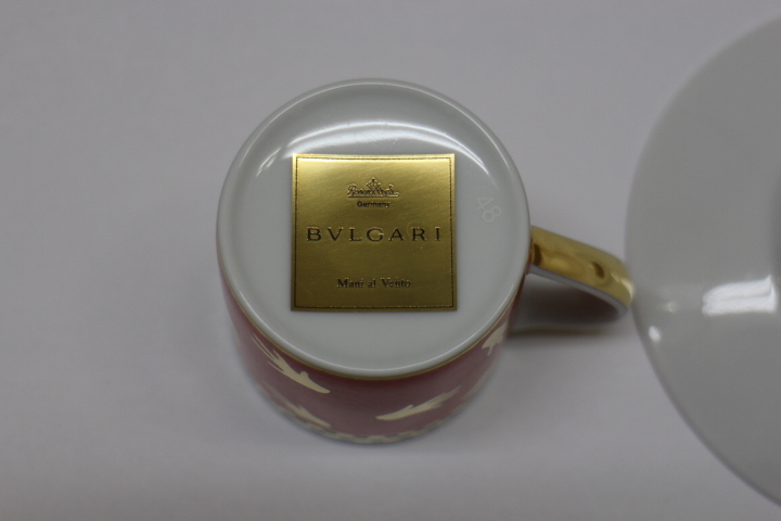 標準小売価格 ZK0093 【美品】BVLGARI ブルガリ　カップ＆ソーサー　C&S