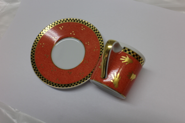 標準小売価格 ZK0093 【美品】BVLGARI ブルガリ　カップ＆ソーサー　C&S