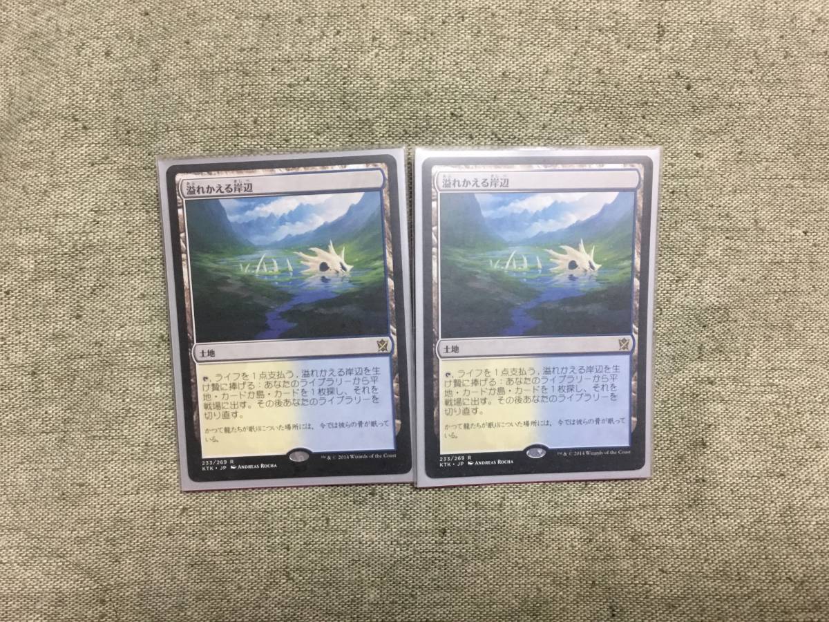 溢れかえる岸辺 土地R | MTG Foil《溢れかえる岸辺⁄Flooded 日本最大