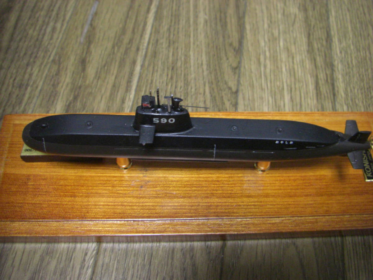 海上自衛隊 潜水艦 小西製作所 SS-590 おやしお 1&frasl;350 - プラモデル｜ホビーサーチ 金属精密艦船模型 1&frasl;300 Yahoo!オークション 日本 おやしお型 SS-573 ピットロード 名城・伝統美