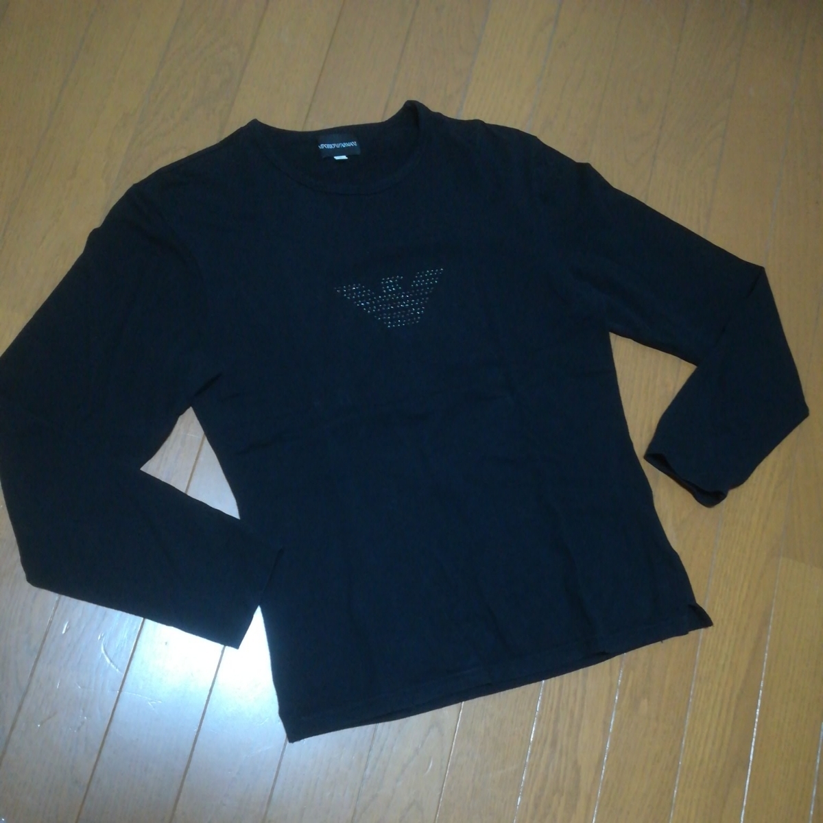 HOT，格安 モデルエンポリオ アルマーニ ラインストーン ロンT サイズM(長袖Tシャツ)｜売買されたオークション情報、yahooの商品情報をアーカイブ公開 - オークファン 男性用