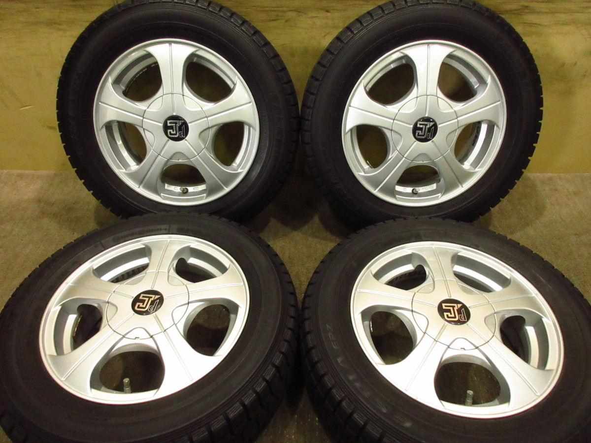 185⁄65R14ファルケンバリ山深溝 スタッドレス15インチマルチホイール 