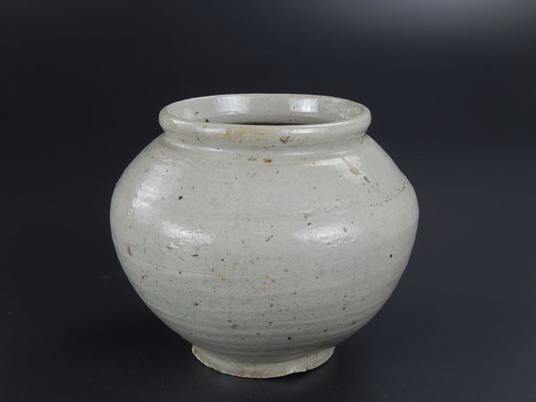 公式通販サイトでお買い 古美術 朝鮮古陶磁器 李朝 白磁 壷 時代物