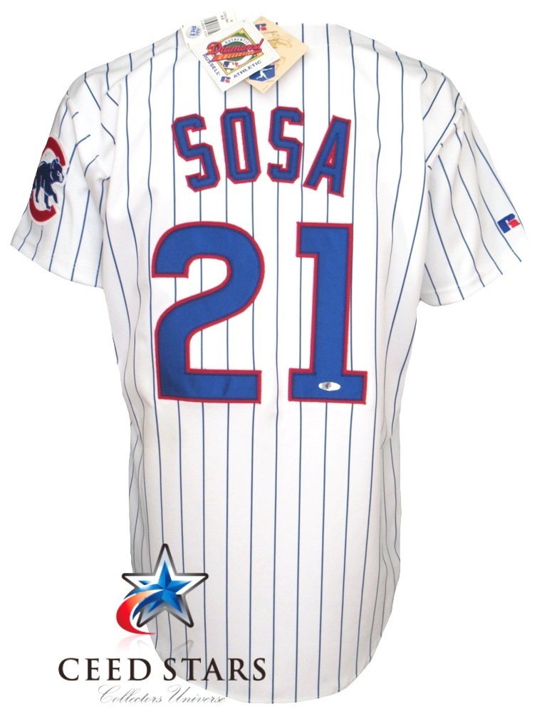 激安大特価，2026 サミー ソーサ 直筆 サイン 入り 現役当時発売 米国製 MLB 公式 ジャージ ユニフォーム JSA社 筆跡鑑定 証明書 付き シードスターズ(メジャーリーグ)｜売買されたオークション情報、yahooの商品 メジャーリーグ