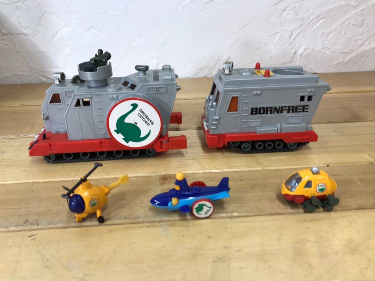 当時物 TOMY トミー 恐竜探検隊 ボーンフリーセット ダイキャスト製