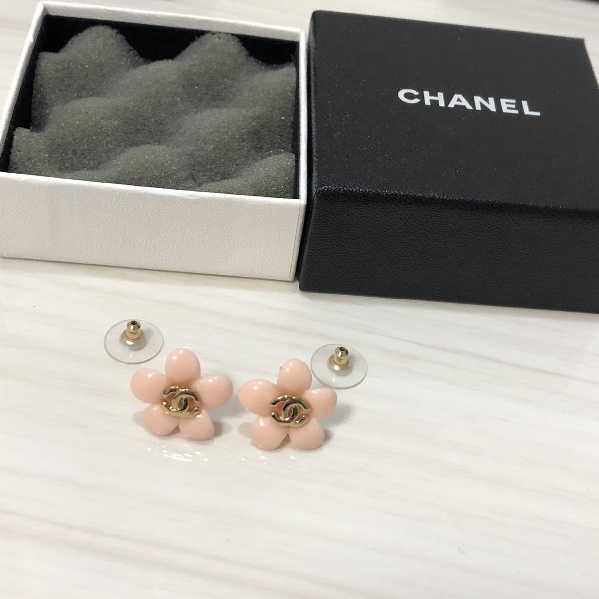 シャネル ココマーク CHANEL ピアス フラワー フラワーモチーフ 
